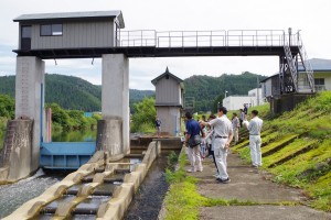 新一の堰頭首工③